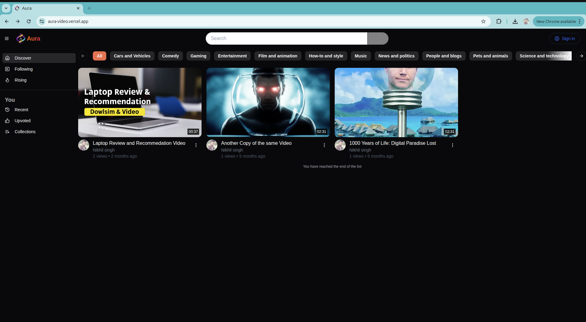Aura – Next-Generation Streaming Platform